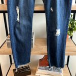 CAbi  Low-Rise Distressed Dark Wash #3045 Slim Boyfriend Jeans, 4 Photo 2