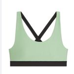 We Wore What NWT Solid Scoop Bra Top In Green SIZE -LARGE Photo 2