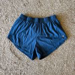Oiselle  Roga Shorts Womens Running Athletic Comfy Size 6 Blue Photo 1