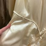 1930s beaded ivory satin wedding dress Yellow Size XS Photo 10
