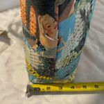 NWT Cloth Shoulder Bag Purse Beaded New York Miami Los Angeles Travel Theme Photo 9