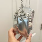 Claire’s purse crossbody metallic silver adjustable Stella McCartney star bag Photo 2