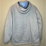 ZeroXposur Vintage Reversible Blue and Gray Windbreaker Cotton Hoodie Photo 3