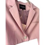 NWT Nana Jacqueline Stella Cropped Blazer Diamond Crystal Single Button Purple Size M Photo 5