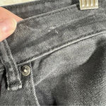 American Eagle  Black Distressed High‎ Rise Mom Straight Jeans Photo 3