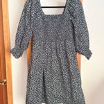 Madewell Lucie Smocked Milkmaid Ditsy Floral Cotton Dress XS Photo 5