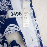 NEW Seea x Free People Georgia Gaia bikini top navy floral, XS Blue Photo 7