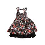 Free People  Sunkissed Summer‎ Floral Dress Mini Womens Size 4 Open Back Photo 10