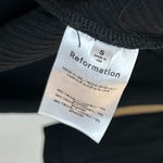 Reformation  Belmont Knit Dress in Black Size Small Photo 8