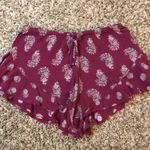 Band of Gypsies floral flutter hem flowy short shorts Photo 3