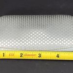 American Optical Aluminum Spectacles Glasses Case Vtg Cosplay 5.5" Silver Photo 2
