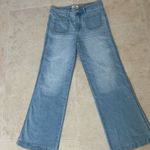 Jordache Women’s Wide-Leg Jeans – Size 8 – Light Wash Denim Photo 5