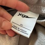 Nike  YOGA LUXE Soft Gray Modal V-Neck Cropped Sweatshirt Plus Size 2x Photo 7