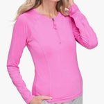 Margaritaville Pink Long Sleeve Swim Cover Up Small New Photo 0