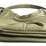 B Makowsky Kiev Hobo Sage Green Leather Bag New Photo 9