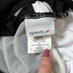 Speedo  Swimsuit One Piece Colorblock White Black 12 Photo 4