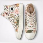 Converse  High-Top Sneakers with Floral Pattern Photo 2