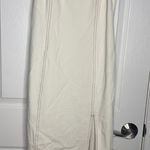 Le lis  Cream Denim 100% Cotton Tank Midi Dress Size M Photo 0