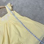 Draper James  Women’s Maddie Embroidered Babydoll Dress In Yellow Stripe Easter S Photo 14