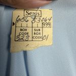 Vintage Sears Womens Pastel Blue Nylon Robe Size M 70s Housecoat Made In USA Size M Photo 10