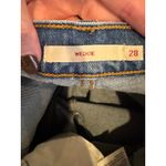 Levi's  Jeans Women 28 Blue Medium Wash Button Fly Premium Wedgie Streetwear Photo 8