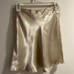 VrgGrl Champagne Satin Mini Skirt Size XS Photo 3