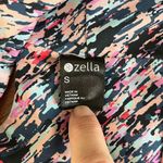 Zella Racerback Sports Bra Multicolor Green Pink Blue Size Small Round Neck Gym Photo 5