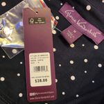 Gloria Vanderbilt  Collared Pola Dot Blouse Medium Photo 4