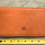 Valentino wallet saddler vintage leather Made in Italy tri fold long Photo 0