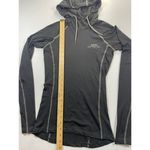 MDV active Black Hooded Athletic Jacket Performance Running Workout Top XS Photo 3