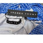 Ivanka Trump NWT  White/Blue Maxi Dress Sz 14 Photo 4