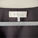 WAYF Black Sheer Western Rodeo Lace Trim Long Sleeve Tie Front Blouse Size S Photo 8