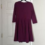 Boden Women Irene Fit and Flare Purple Dress Lined Size 10 Midi Cotton Photo 7