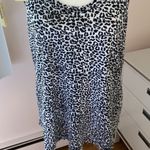 Elan NWT  - GREY MULTI LEOPARD PRINT DESTRUCTED HEM TANK TOP Photo 5