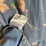 Patrons of Peace Blue Floral Cottagecore Western Boho Peasant Maxi Dress large Photo 3