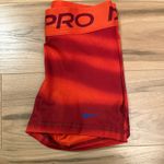 Nike Women's Pro 3" Red Striped Shorts Photo 1