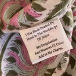 Mille Lila Top in a lotus floral print Large White Photo 4