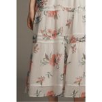 Anthropologie  The Somerset Strapless Maxi Dress Ivory Floral Size Small NWT Photo 3