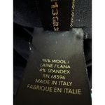 Donna Karan VTG  Signature Black Wool Blazer 3 Button Classic Sz 8 Photo 7