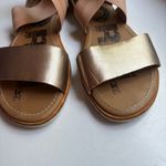 Sorel Ella II Bronze Gold Metallic Ash Slide Sandals Gladiator Size 7.5 Ankle Photo 6