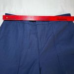 Lands' End  Pants Women's Size 14 Navy Blue Straight Leg Trousers High Rise Pant Photo 4