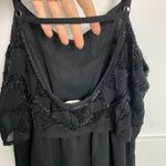Forever 21  Black Beaded Open Back Mini Dress Photo 5