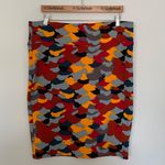 LuLaRoe Multicolored Cassie Skirt- Paintbrush Pattern- Size 2XL Photo 6