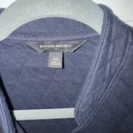 Banana Republic  Blue Asymmetrical Quilted Moto Jacket Photo 4
