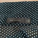 The Limited  Black and White Polka Dot‎  Polka Dot Button Front Blouse Photo 1