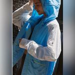 Free People NWOT  Movement Singin In The Rain Packable Jacket Size Medium Photo 3