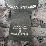 Moda International Sheer Gray Lace Bralette Size Small Photo 6