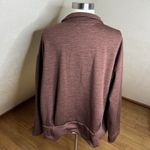 Athleta  Sweatshirt Womens 3X Brown Altitude Polartec Half Zip Athleisure Lined Photo 11