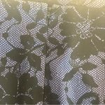 EXPRESS Women’s Lace & Floral Print Purple & Black Stretch Pencil Skirt Size 7/8 Photo 5