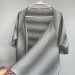 Anthropologie Fiets Voor 2 Open Front Draped Cardigan Kimono Sweater M/L Gray Photo 10